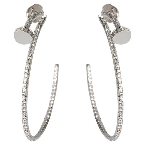 cartier justin clou earrings.